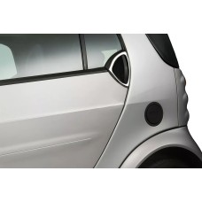 Окантовка ручок (2 шт, нерж) для Smart 1998-2007 рр
