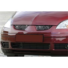 Накладки на решітку радіатора (24 шт, нерж) для Mitsubishi Colt 2004-2012 рр
