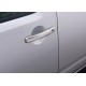 Накладки на ручки (2 шт, нерж) Без чипа, Carmos - турецкая сталь для Nissan Pathfinder R51 2005-2014 гг
