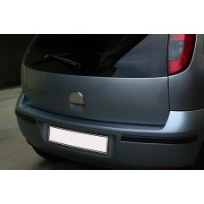 Хром на ручку багажника (нерж) OmsaLine - Італійська нержавійка для Opel Corsa C 2000- рр
