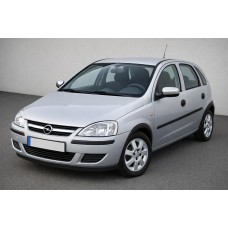 Накладки на дзеркала (2 шт, нерж.) для Opel Corsa C 2000-2006 рр