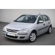 Накладки на дзеркала (2 шт, нерж.) для Opel Corsa C 2000-2006 рр