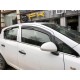 Зовнішня окантовка вікон (4 шт, нерж) Carmos - Турецька сталь для Opel Corsa D 2007-2014 рр