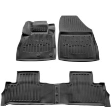 Килимки Stingray 3D (4 шт, поліуретан) для Renault Scenic/Grand 2016-2025 рр