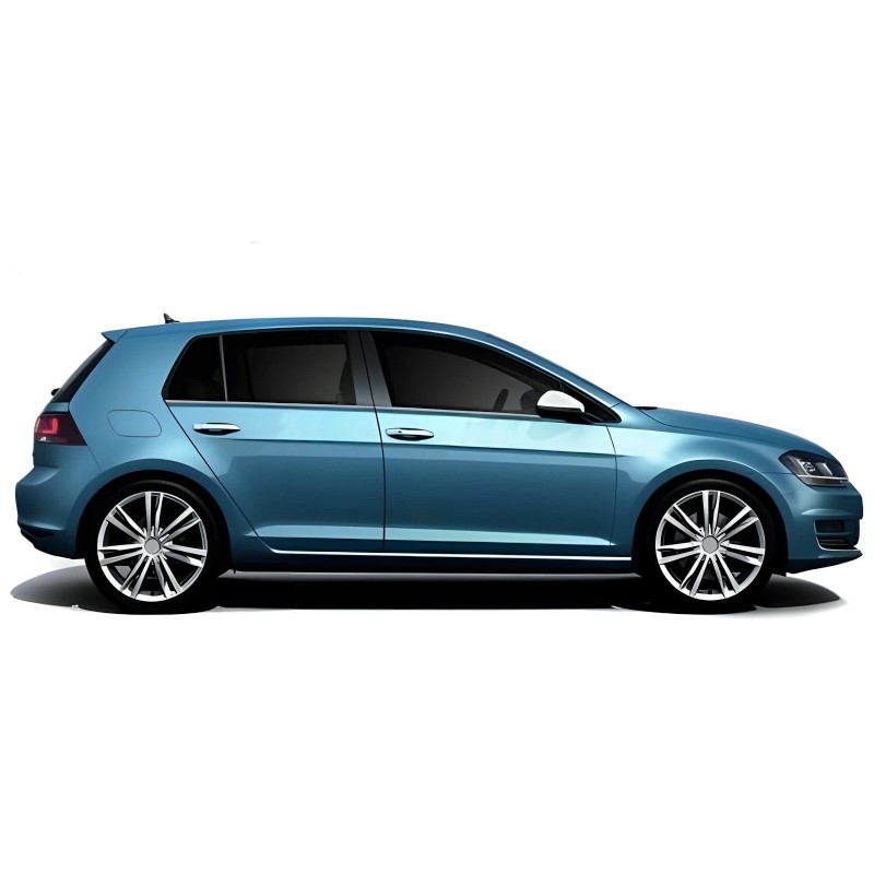 Нижні молдинги скла Black Chrome (4 шт, нерж) для Volkswagen Golf 7/E-Golf 2012-2020 рр Нижні молдинги скла Black Chrome (4 шт, нерж) для Volkswagen Golf 7/E-Golf 2012-2020 рр