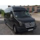 Козирок на лобове скло на рамі V2 (чорний глянець, 5мм) для Volkswagen Crafter 2006-2016 рр