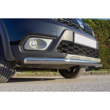 Передній захист Texas (60мм, нерж) для Dacia Sandero 2013-2020 рр