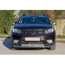 Передній захист Texas (60мм, нерж) для Renault Sandero 2013-2022 рр