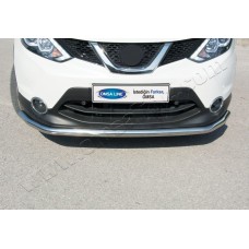 Передняя защита Texas для 2014-2017 (60мм, нерж) для Nissan Qashqai