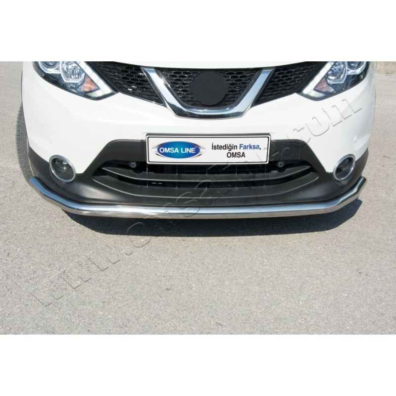 Передняя защита Texas для 2014-2017 (60мм, нерж) для Nissan Qashqai
