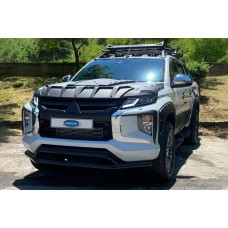 Передній подвійний ус Vegas 2019-2025 (чорн, 76мм) для Mitsubishi L200 рр