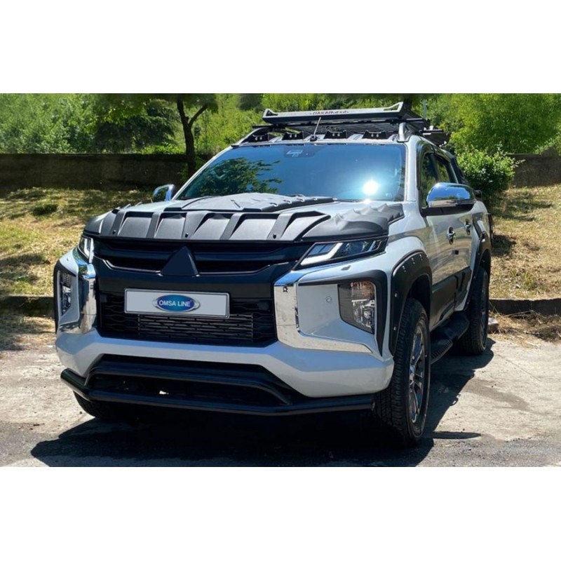 Передній подвійний ус Vegas 2019-2025 (чорн, 76мм) для Mitsubishi L200 рр