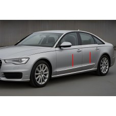 Хром молдинг дверей (4 шт) для Ауди A6 C7 2011-2017 рр