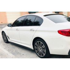 Бокові пороги OmsaLine (чорна) для BMW 5 серія G30/31 2017-2023 рр