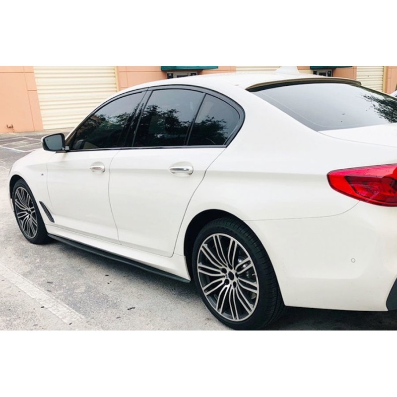 Бокові пороги OmsaLine (чорна) для BMW 5 серія G30/31 2017-2023 рр