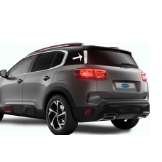 Хром накладки під спойлер (2 шт, нерж) для Citroen C5 Aircross 2017- рр