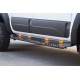 Бокові пороги Dakar V1 з LED (2 шт, метал) для Ford Ranger 2007-2011 рр