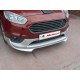 Передня накладка (2017-2025, під фарбування) для Ford Courier рр