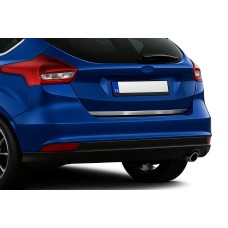 Накладка на багажник 2015-2017 (Хэтчбек, нержавейка) для Ford Focus III