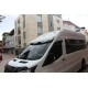 Козырек на лобовое стекло V2 (на клей, под покраску) для Ford Transit 2014- гг