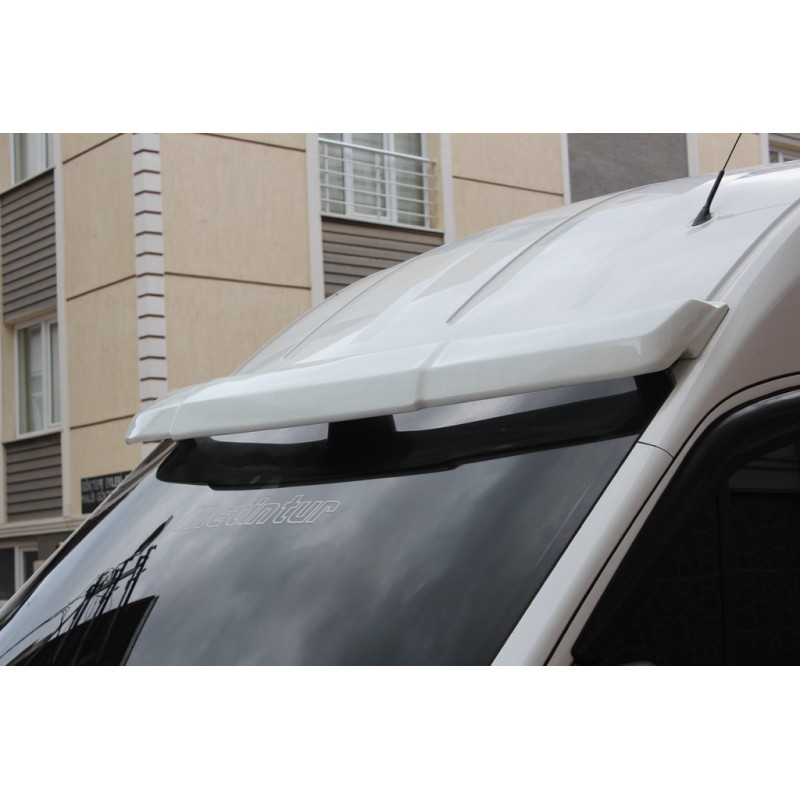 Козырек на лобовое стекло V2 (на клей, под покраску) для Ford Transit 2014- гг