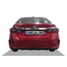 Хромированная накладка над номером SD (3 шт, нержавейка) для Honda City 2021- гг