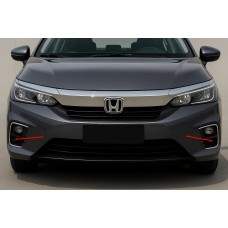 Окантовка протитуманок SD (2 шт, нерж) для Honda City 2021- рр