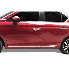 Молдинг дверей SD (4 шт, нерж) для Honda City 2021- рр