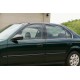 Зовнішня окантовка вікон (4 шт, нерж) для Honda Civic 1995-2001 рр