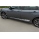 Молдинг дверной V2 (4 шт, нерж) для Honda Civic Sedan X 2016-2021 гг