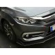 Накладки на решітку (2 шт, нерж.) для Honda Civic Sedan 2021- рр