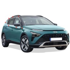 Полный комплект окантовки окон (14 шт, нержавейка) для Hyundai Bayon 2021- гг