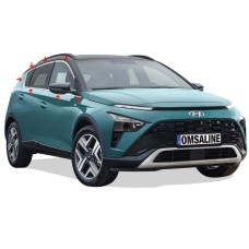 Полная окантовка окон (14 шт, нерж) для Hyundai Bayon