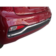 Накладка на торець бампера 2018-2020 (нерж) для Hyundai I-20 рр
