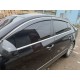 Вітровики з хром молдингом SD (EU, 4 шт, Niken) для Volkswagen Passat B6 2006-2012рр