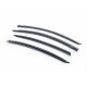 Вітровики з хром молдингом SD (EU, 4 шт, Niken) для Volkswagen Passat B6 2006-2012рр