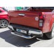 Задній захист Amazon Silver (76 мм, нерж) для Isuzu D-Max 2019- рр