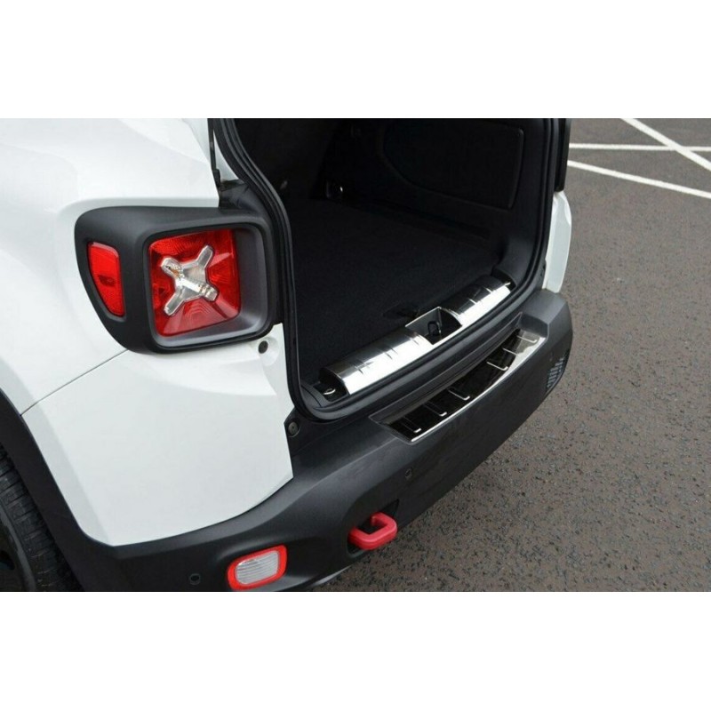 Накладка на задній поріг (нерж) для Jeep Renegade
