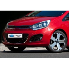 Накладка на решетку для HB (нерж) для Kia Rio 2012-2017 гг