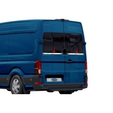 Кромка скла (2 шт, нерж) для Volkswagen Crafter 2016- рр