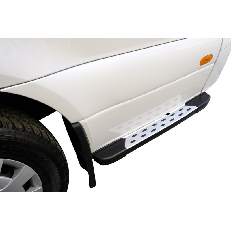 Бокові пороги DOT-Line за колесом (2 шт., Алюм.) 85см для Mercedes Sprinter W907/W910 2018- рр