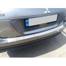 Накладка на задній бампер (OmsaLine, нерж.) для Mitsubishi Eclipse Cross
