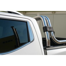 Накладки на задние стойки из нержавеющей стали (2 шт.) для Nissan Navara/NP300 2016- гг