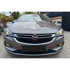 Обводка передньої решітки (нерж) для Opel Astra K 2016-2021 рр