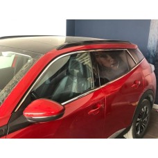 Повна окантовка вікон (12 шт, нерж) для Peugeot 2008 2019- рр