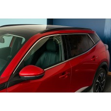 Повна окантовка вікон (12 шт, нерж) для Peugeot 2008 2019- рр