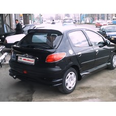 Спойлер нижний Meliset (под покраску) для Peugeot 206