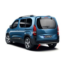 Кромка бампера (нерж.) для Peugeot Partner/Rifter 2019- рр