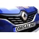Накладки на решетку (6 шт, нерж.) для Renault Captur 2019- рр
