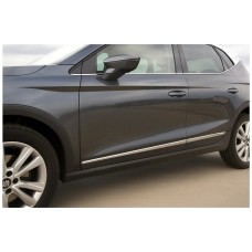 Хромированные молдинги на двери (4 шт) для Seat Arona 2017- гг